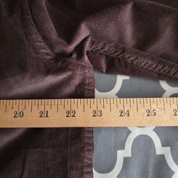 Toad&Co Shirt Mens Large Brown Cruiser Corduroy Long Sleeve Button Ridged Wales - Picture 14 of 15